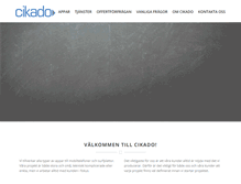 Tablet Screenshot of cikado.se